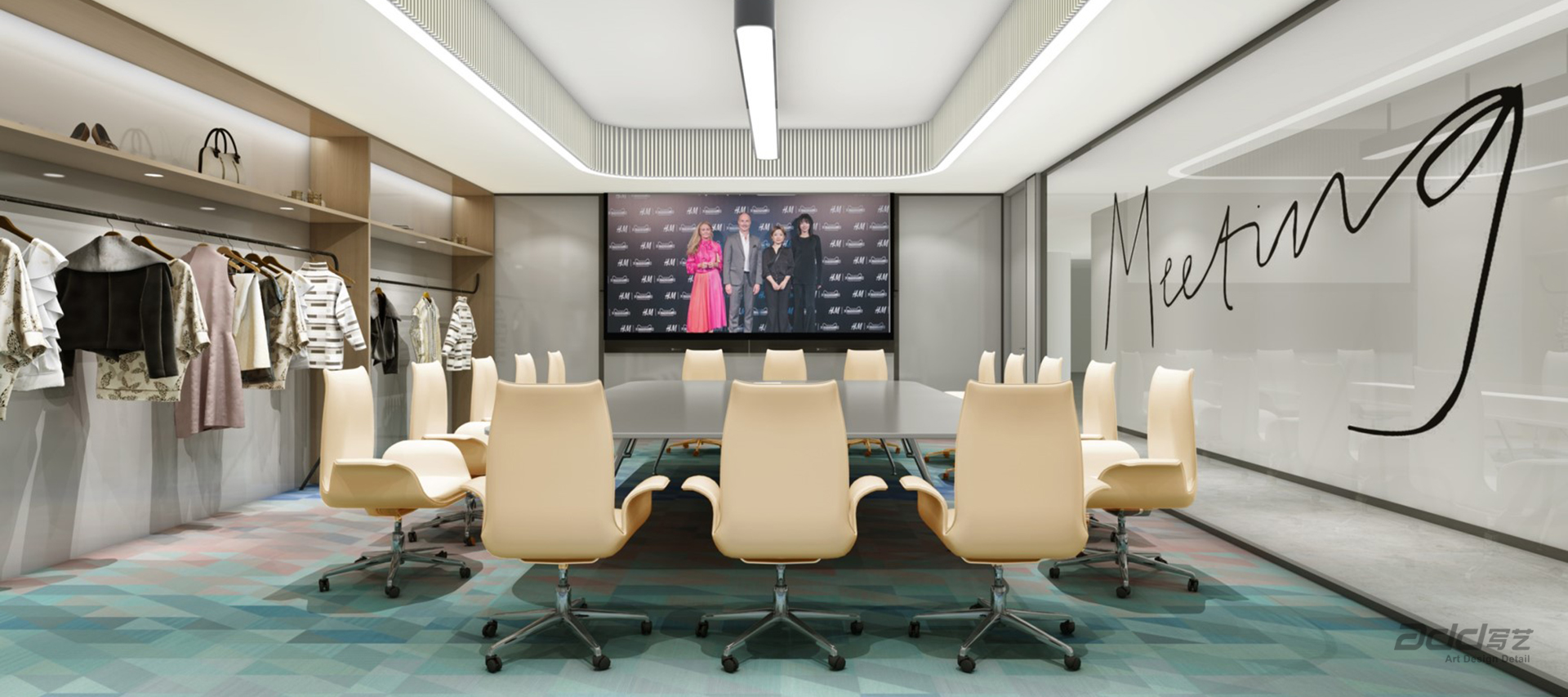 H&M办公空间设计 会议室-pc